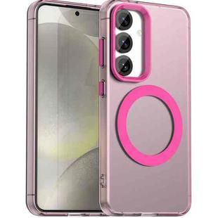For Samsung Galaxy S25+ 5G Candy Magsafe PC Hybrid TPU Phone Case(Red)