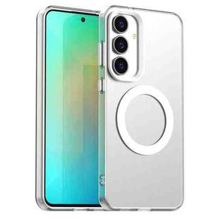 For Samsung Galaxy S25 FE 5G Candy Magsafe PC Hybrid TPU Phone Case(White)