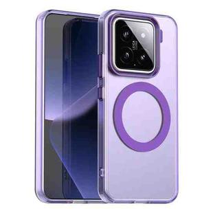 For Xiaomi 15 Candy Magsafe PC Hybrid TPU Phone Case(Purple)
