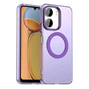 For Xiaomi Poco C65 Candy Magsafe PC Hybrid TPU Phone Case(Purple)