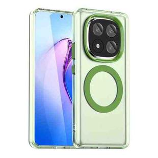 For Redmi Note 14 Pro+ 5G Candy Magsafe PC Hybrid TPU Phone Case(Green)
