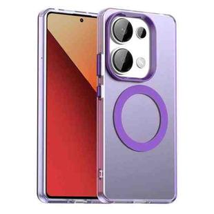 For Redmi Note 13 Pro 4G Candy Magsafe PC Hybrid TPU Phone Case(Purple)