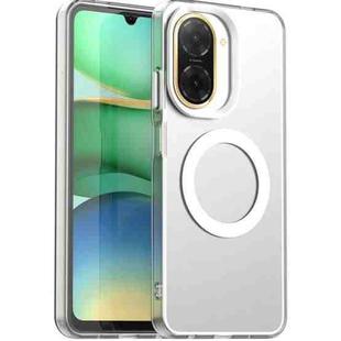 For Redmi A5 4G 171.7mm / Xiaomi Pcoc C71 Candy Magsafe PC Hybrid TPU Phone Case(White)