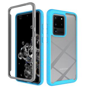 For Samsung Galaxy S20 Ultra Shockproof Starry Sky PC + TPU Protective Case(Sky Blue)