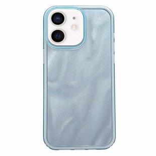 For iPhone 11 Quicksand Texture Glitter TPU Hybrid PC Phone Case(Blue)