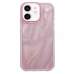 For iPhone 11 Quicksand Texture Glitter TPU Hybrid PC Phone Case(Pink)