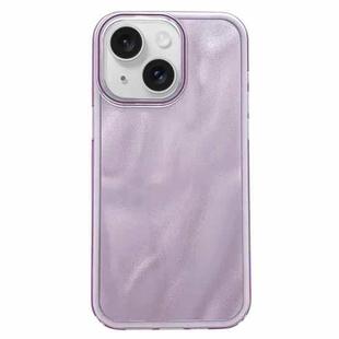 For iPhone 13 Quicksand Texture Glitter TPU Hybrid PC Phone Case(Purple)