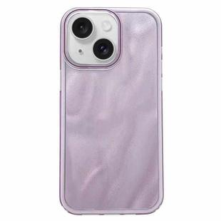 For iPhone 14 Quicksand Texture Glitter TPU Hybrid PC Phone Case(Purple)