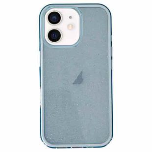 For iPhone 11 IMD 3 in 1 Glitter TPU Hybrid PC Phone Case(Blue)