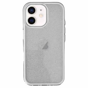 For iPhone 11 IMD 3 in 1 Glitter TPU Hybrid PC Phone Case(White)