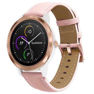 For Huawei Watch GT5 41mm Rose Gold Buckle Leather Watch Band(Pink)