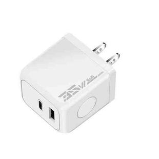 M167 PD 35W Type-C and USB QC 3.0 Fast Charger, Specification:US Plug(White)