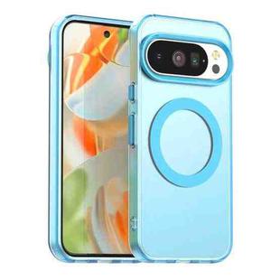 For Google Pixel 10 Pro XL Candy Magsafe PC Hybrid TPU Phone Case(Blue)