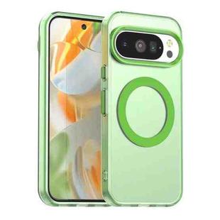 For Google Pixel 10 Pro XL Candy Magsafe PC Hybrid TPU Phone Case(Green)