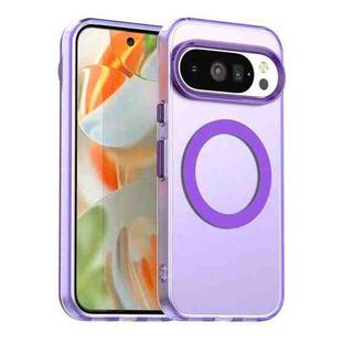 For Google Pixel 10 Pro XL Candy Magsafe PC Hybrid TPU Phone Case(Purple)