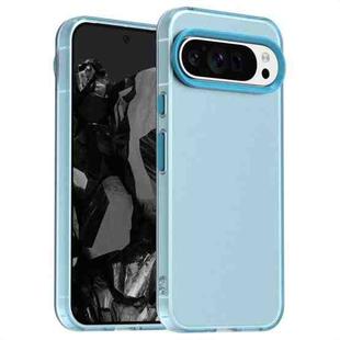 For Google Pixel 9 Pro XL Candy PC Hybrid TPU Shockproof Phone Case(Blue)