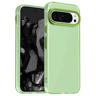 For Google Pixel 9 Pro XL Candy PC Hybrid TPU Shockproof Phone Case(Green)