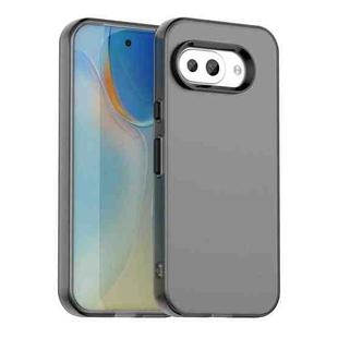 For Google Pixel 9a Candy PC Hybrid TPU Shockproof Phone Case(Black)