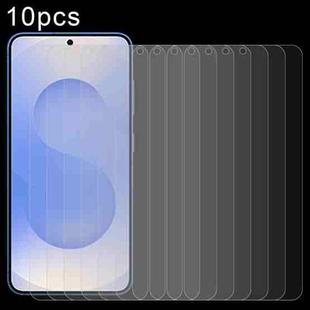 For Samsung Galaxy S25 FE 5G 10pcs 0.26mm 9H 2.5D Tempered Glass Film