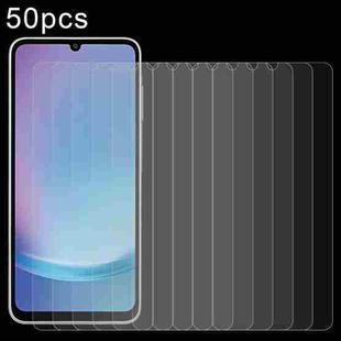 For Samsung Galaxy A25e 50pcs 0.26mm 9H 2.5D Tempered Glass Film