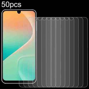 For Samsung Galaxy F36 5G 50pcs 0.26mm 9H 2.5D Tempered Glass Film