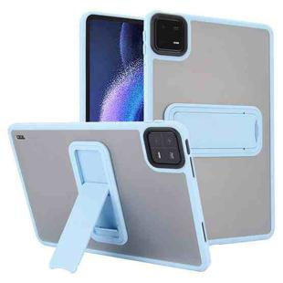 For Xiaomi Pad 6 / Pad 6 Pro Skin Feel Holder PC Hybrid TPU Tablet Case(Light Blue)