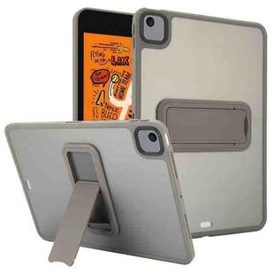 For iPad mini 5 / 4 7.9 inch Skin Feel Holder PC Hybrid TPU Tablet Case(Grey)