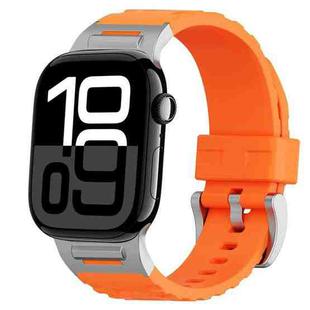 For Apple Watch 42mm / 41mm / 40mm / 38mm Trailblazer Silicone Watch Band(Orange)