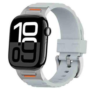 For Apple Watch 42mm / 41mm / 40mm / 38mm Trailblazer Silicone Watch Band(Cloudy Gray)