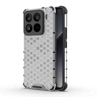 For Xiaomi 15 Pro 5G Honeycomb Shockproof Phone Case(White)
