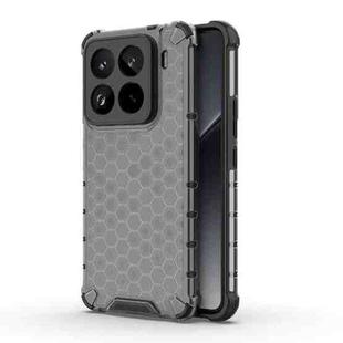 For Xiaomi 15 Pro 5G Honeycomb Shockproof Phone Case(Black)