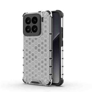 For Xiaomi 15 5G Honeycomb Shockproof Phone Case(White)