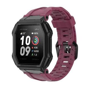For Huami Amazfit Ares 1908 Silicone Watch Band(Red)