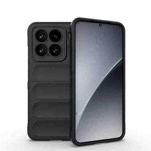 For Xiaomi 15 5G Magic Shield TPU + Flannel Phone Case(Black)