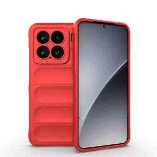For Xiaomi 15 5G Magic Shield TPU + Flannel Phone Case(Red)