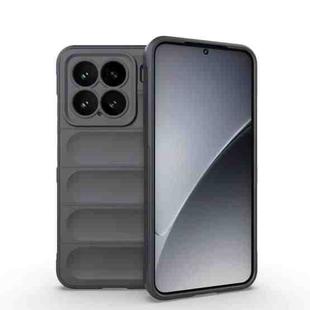 For Xiaomi 15 5G Magic Shield TPU + Flannel Phone Case(Dark Grey)