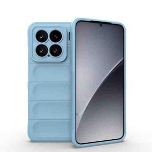 For Xiaomi 15 5G Magic Shield TPU + Flannel Phone Case(Light Blue)