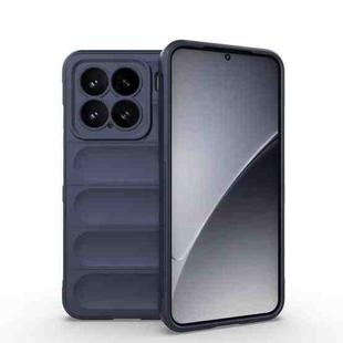 For Xiaomi 15 5G Magic Shield TPU + Flannel Phone Case(Dark Blue)