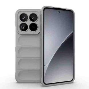 For Xiaomi 15 Pro 5G Magic Shield TPU + Flannel Phone Case(Grey)