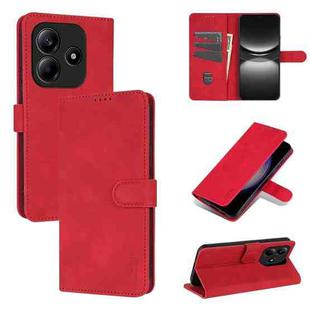 For Redmi Note 14 5G AZNS Skin Feel Calf Texture Flip Leather Phone Case(Red)