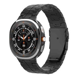 For Samsung Galaxy Watch8 / Watch8 Classic Safety Buckle Pure Titanium Watch Band(Black)
