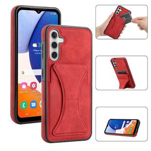 For Samsung Galaxy A15 Ultra-thin Shockproof Phone Protective Case with Holder(Red)