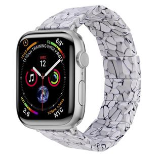 For Apple Watch 46mm / 49mm / 45mm / 44mm Stretch Rope Square Resin Watch Band(Crack)