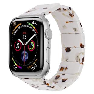 For Apple Watch 46mm / 49mm / 45mm / 44mm Stretch Rope Square Resin Watch Band(Nougat)