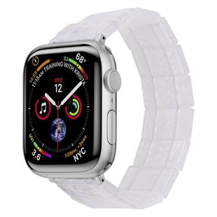 For Apple Watch 42mm / 41mm / 40mm / 38mm Stretch Rope Square Resin Watch Band(Fluorescent)