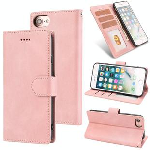 For iPhone SE 2024 Fantasy Skin-feel Calfskin Texture Leather Phone Case(Pink)