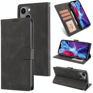 For iPhone 14 Fantasy Skin-feel Calfskin Texture Leather Phone Case(Black)