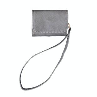 For AirPods Pro 2 Cowhide Texture PU Headset Shockproof Case(Grey)