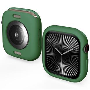 For Apple Watch Series 10 42mm Candy TPU Half Coverage Watch Case(Original Green)