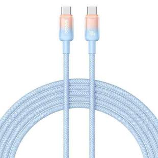 Baseus Discolor Series 100W USB-C / Type-C to USB-C / Type-C Fast Charging Cable, Cable Length:2m(Blue)